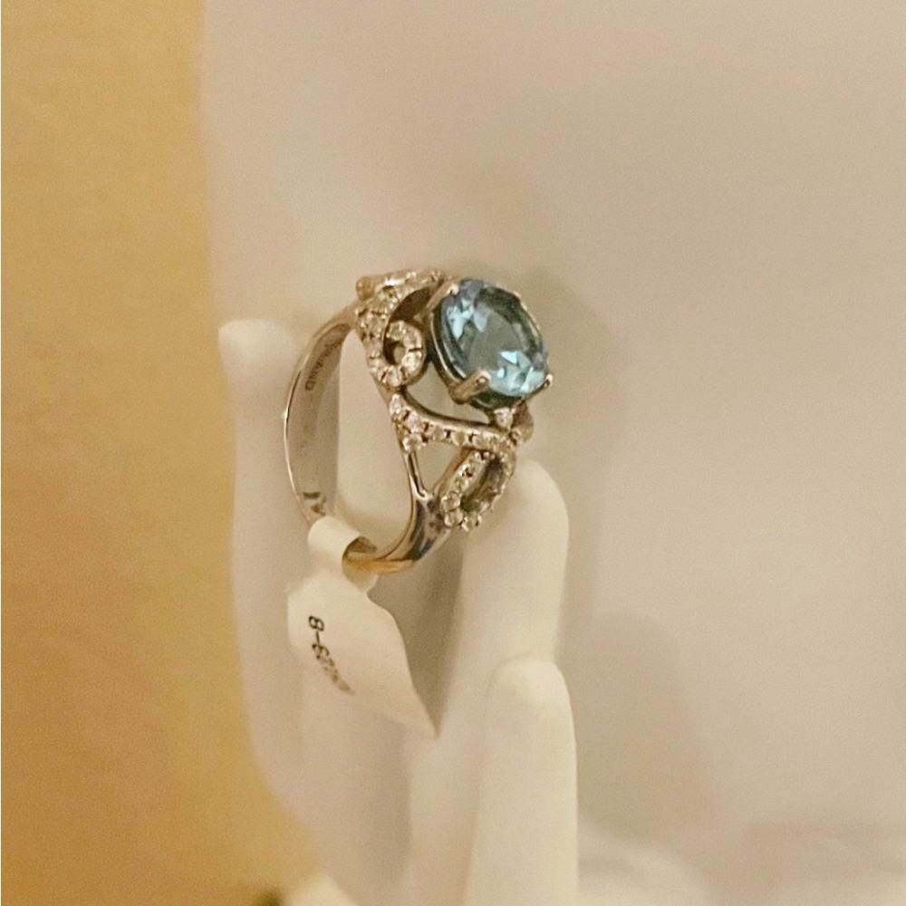London Blue Topaz Sterling Silver Ring